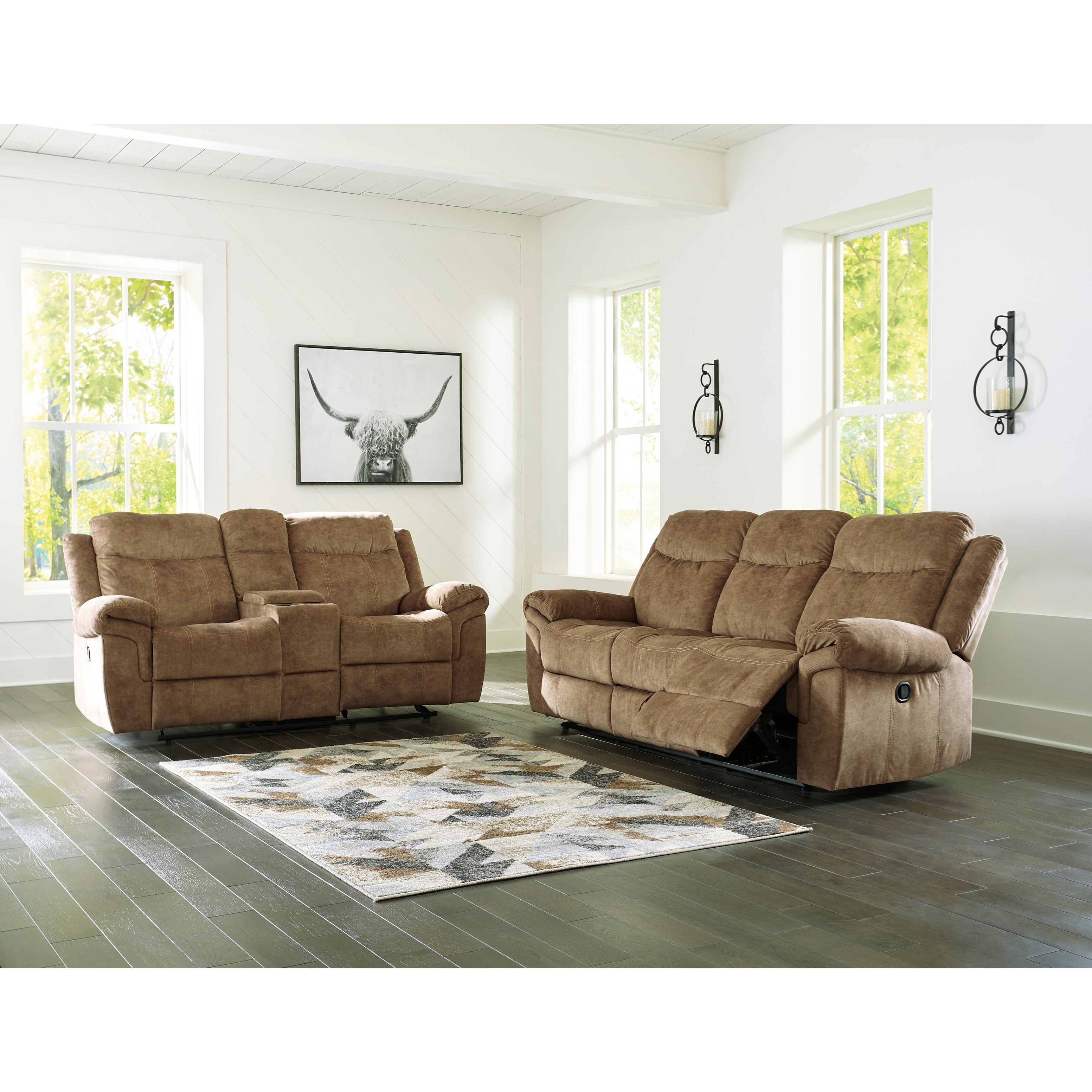 Signature Design by Ashley HuddleUp Reclining Living Room Group